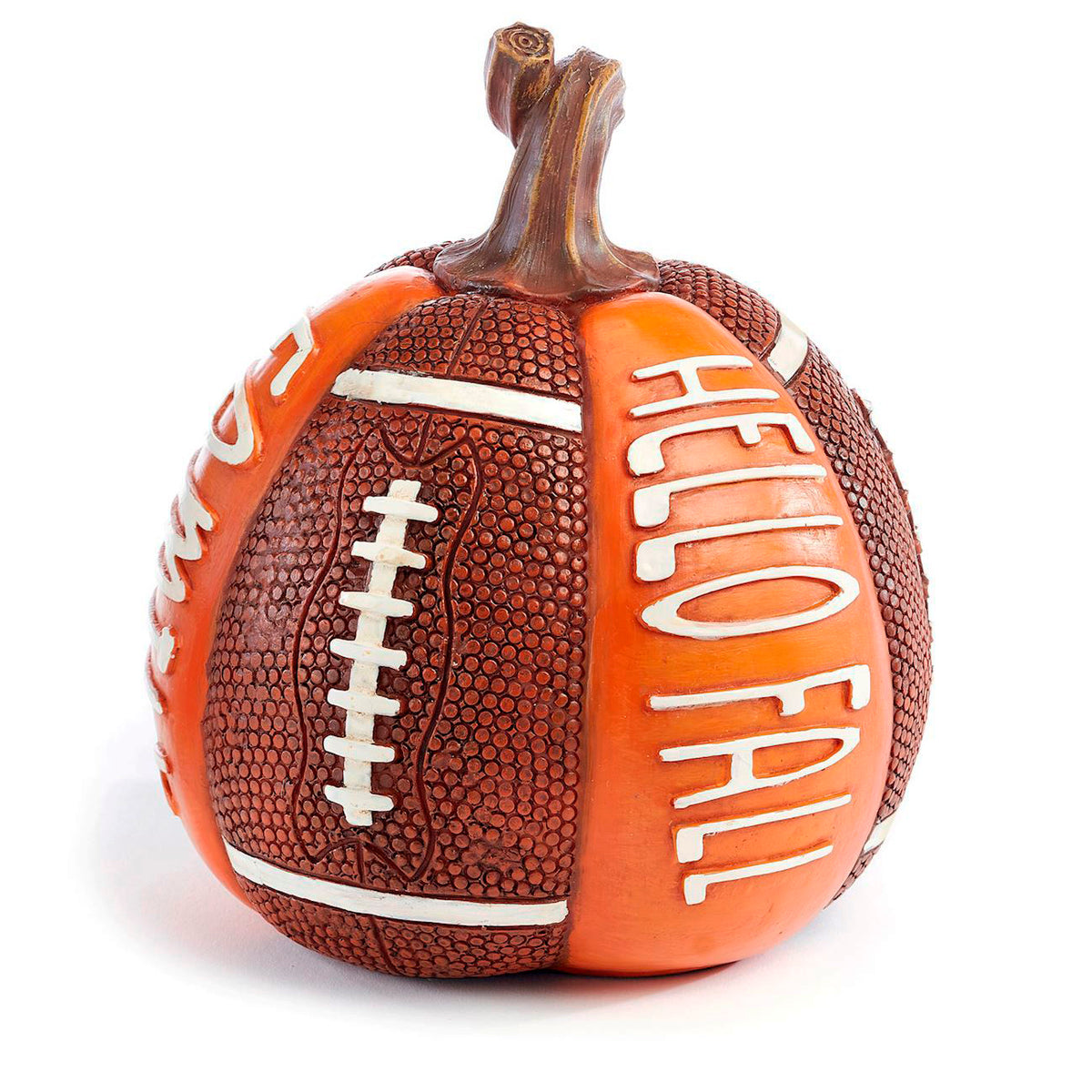 Pumpkin Football Tabletop Decor