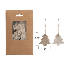 Load image into Gallery viewer, Ornament,Birch Bark Tree Shaped
