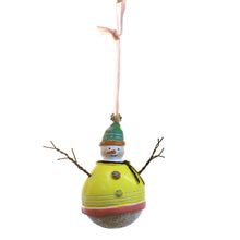 Load image into Gallery viewer, Ornament, Resin Snowman w/ Glitter
