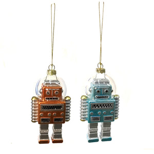 Ornament, Plastic Robot; Two Colors