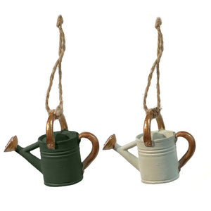 Ornament, Resin, Watering Cans; 2 colors