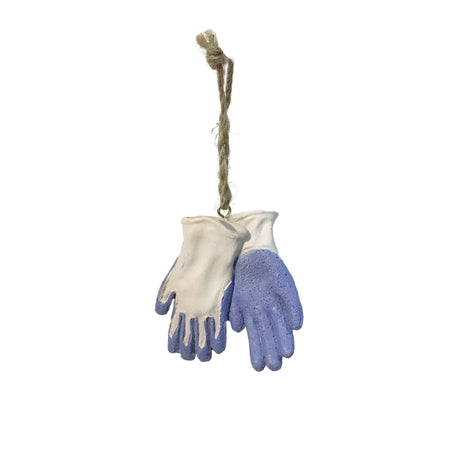 Ornament, Resin, Garden Gloves; 2 Colors