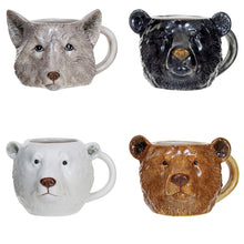 Load image into Gallery viewer, Mug; Animal Shaped Heads; 4 Styles
