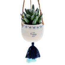 Load image into Gallery viewer, Hanging Faux Succulent Planter,  6 Asst
