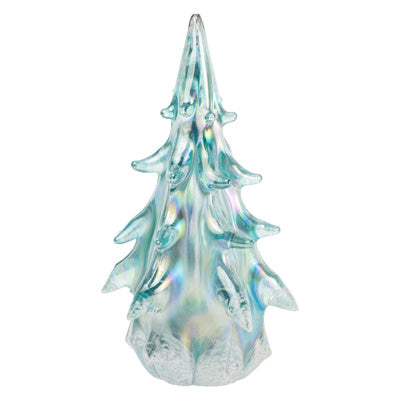 Decor, Glass Tree; Icy Blue