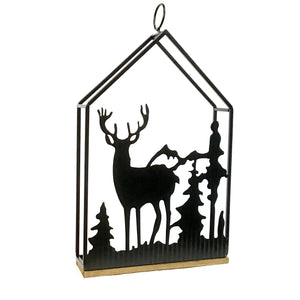 Wall Art, Winter Woods Box, Deer