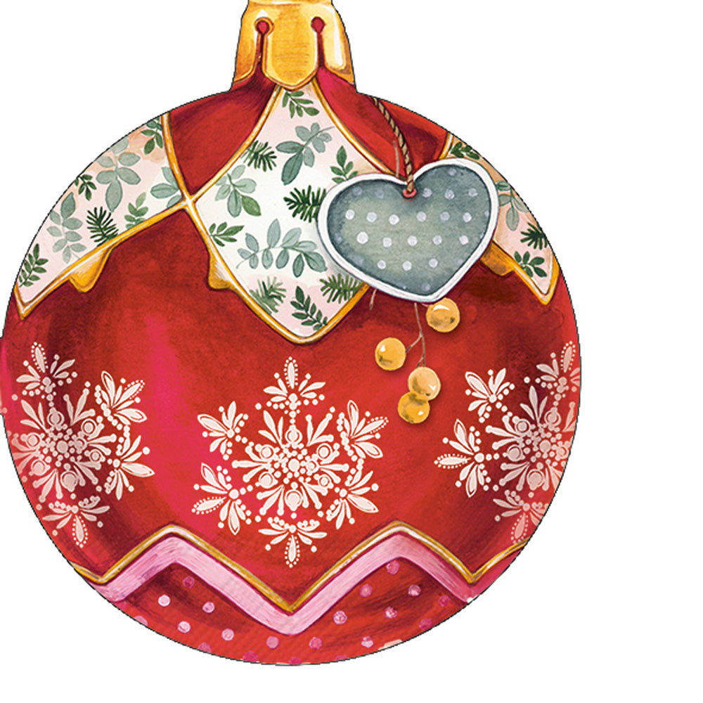 Napkin, Christmas Bauble, 12ct