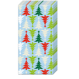 Facial Tissue,Trees; Light Blue