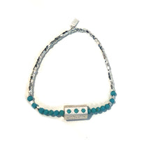 Load image into Gallery viewer, Bracelet, Stella; Tranquility/Turquoise/Silver
