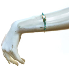 Load image into Gallery viewer, Bracelet, Stella; Tranquility/Turquoise/Silver
