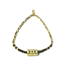 Bracelet, Stella; Positive Energy/ Pyrite/Gold