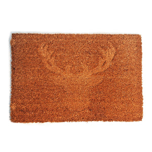 Coir Mat, Embossed Deer