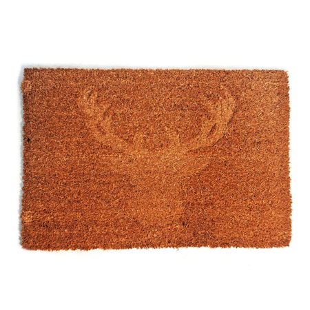 Coir Mat, Embossed Deer