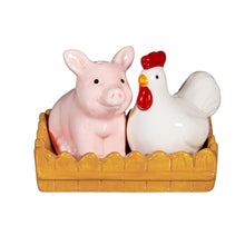 Load image into Gallery viewer, Salt &amp; Pepper Shakers, Ceramic, Farm Animals
