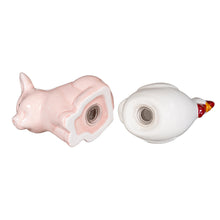 Load image into Gallery viewer, Salt &amp; Pepper Shakers, Ceramic, Farm Animals
