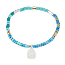 Load image into Gallery viewer, Intention Charm Necklace,Turquoise
