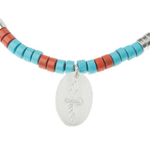 Load image into Gallery viewer, Intention Charm Necklace,Aqua Terra
