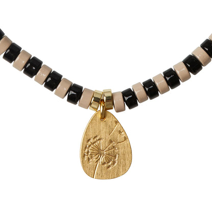 Intention Charm Necklace,Dalmation Jasper