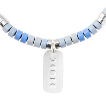 Load image into Gallery viewer, Intention Charm Necklace, Howlite
