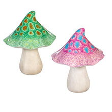 Load image into Gallery viewer, Ceramic Colorful Top Mushroom 7in

