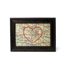 Load image into Gallery viewer, Heart Map, 4in x 6in, Moose Jaw
