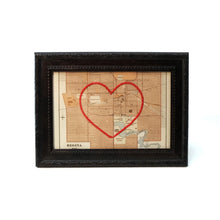 Load image into Gallery viewer, Heart Map, 4in x 6in, Regina
