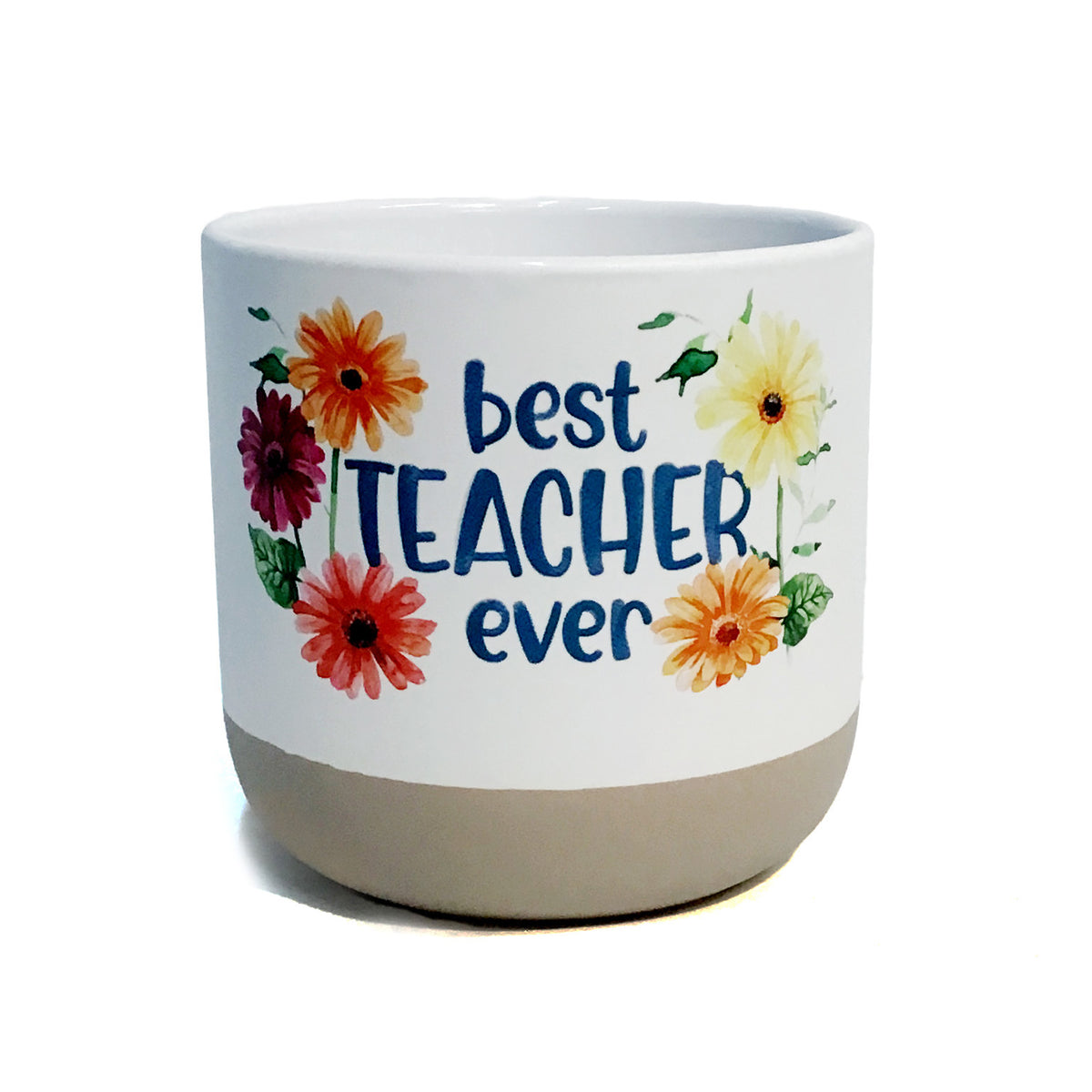 Ceramic Planter, Best Teacher Ever