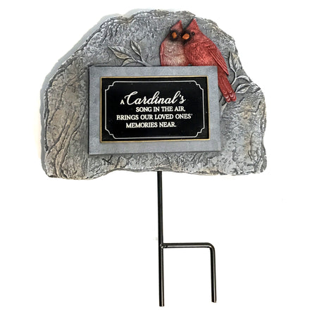 Cardinals Song, Memorial Stone Stake