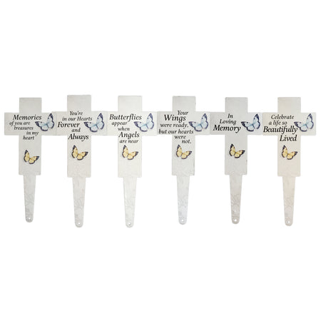 Plant Pick Butterflies 18Pc/Disp