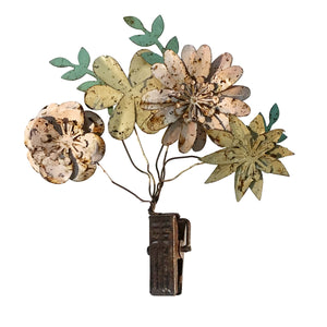Rustic Flower Planter Clips, 4 Assorted