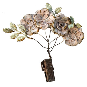 Rustic Flower Planter Clips, 4 Assorted