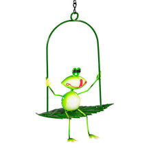 Load image into Gallery viewer, Garden Swining Friend Metal Decor, 4 Assorted
