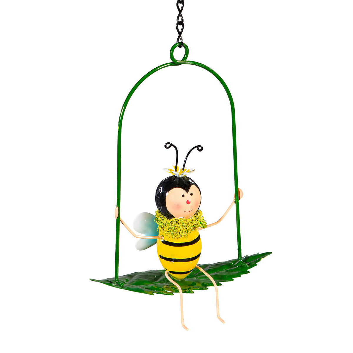 Garden Swining Friend Metal Decor, 4 Assorted