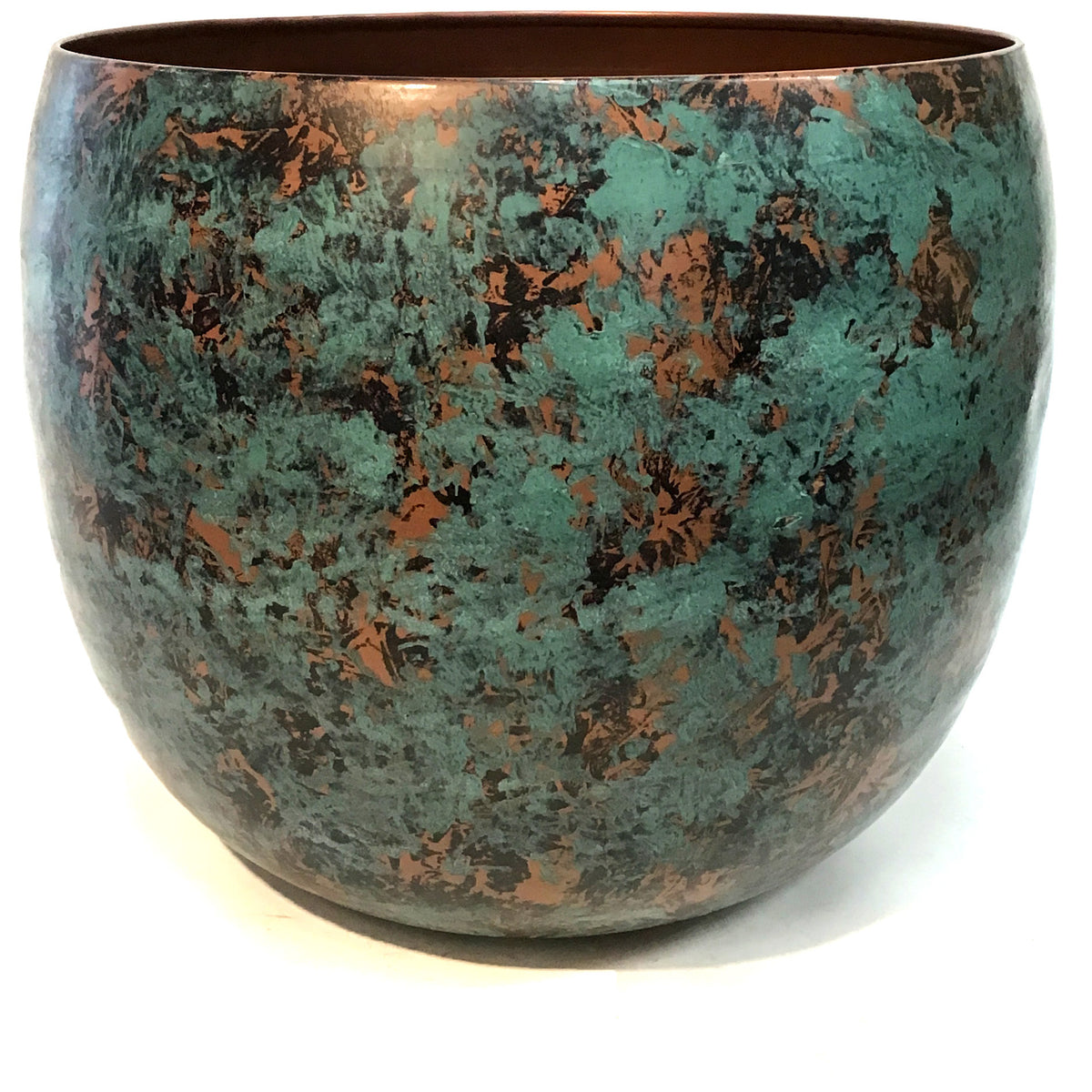 Oxidized Copper Planter, Large