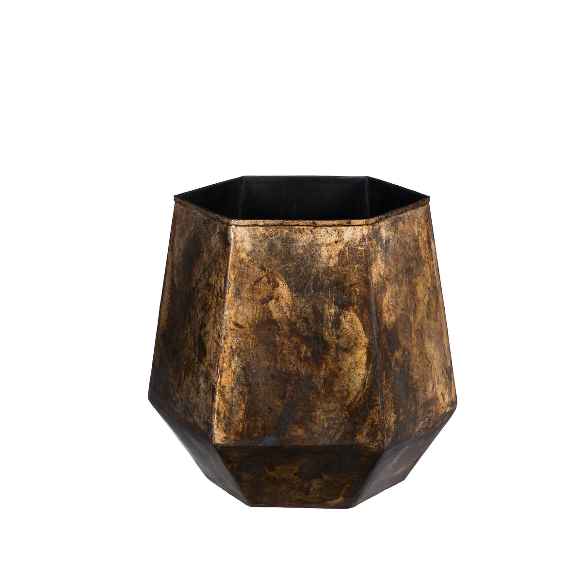 Hexagon Metal Planter, Small
