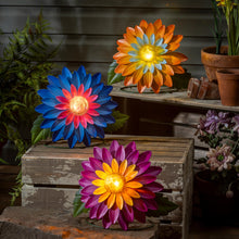 Load image into Gallery viewer, Bright Flower Solar Lantern, 3 Assorted
