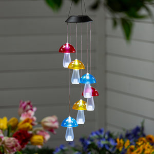 White Light Solar Mobile, Mushroom