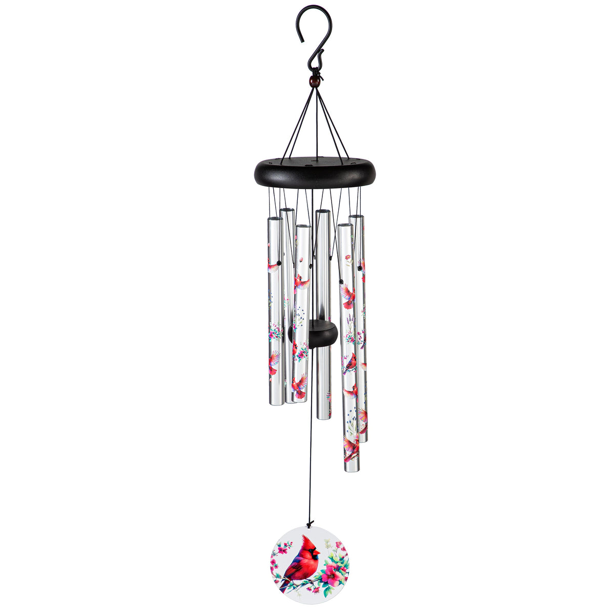 Avria Printed Hand Tuned Cardinals, 27in Wind