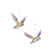 Load image into Gallery viewer, Hummingbird Acrylic Hanging Decor 5in 2 Assorted
