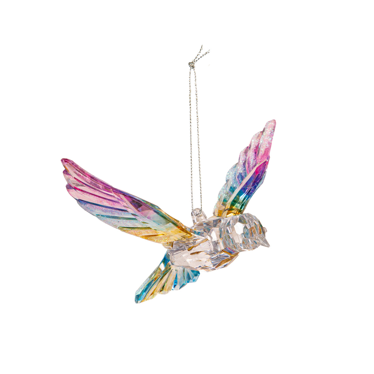 Hummingbird Acrylic Hanging Decor 5in 2 Assorted