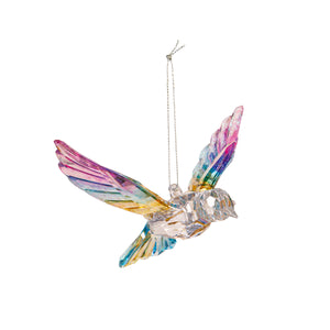 Hummingbird Acrylic Hanging Decor 5in 2 Assorted