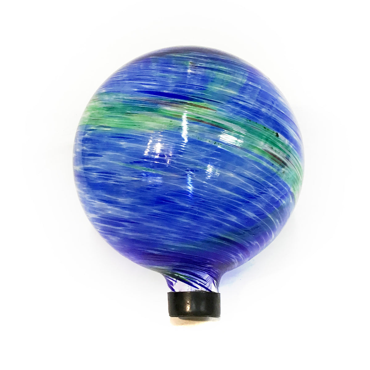 Gazing Ball, Blue & Green, , 10in