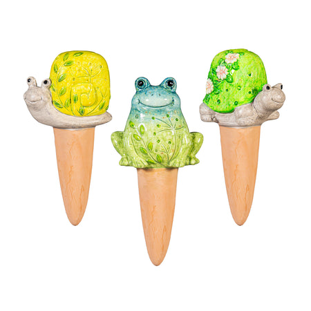 Garden Friend Ceramic Watering Globe 3 Assorted
