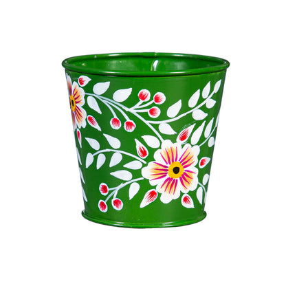 Vibrant Hand-Painted Planters 3.5in