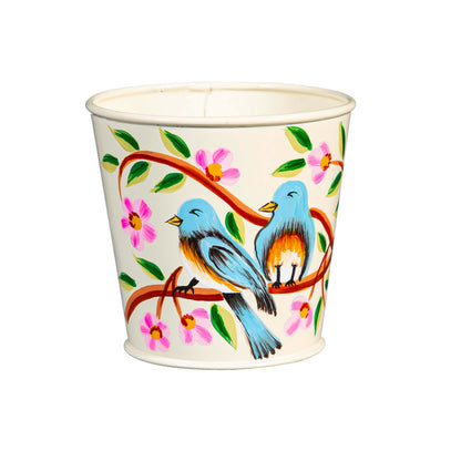 Vibrant Hand-Painted Planters 3.5in