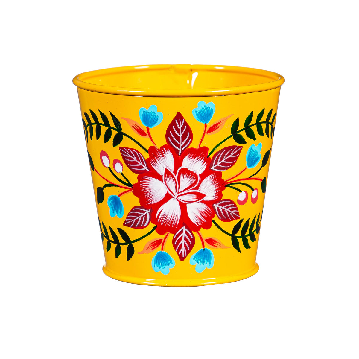 Vibrant Hand-Painted Planters 3.5in