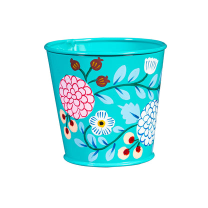 Vibrant Hand-Painted Planters 3.5in