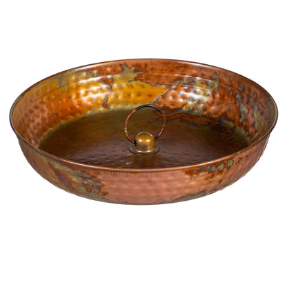 Oil Rubbed Bronze Rain Chain Basin 14in