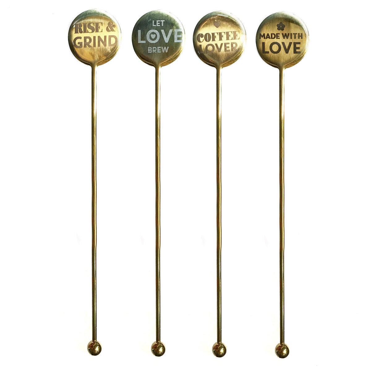 Metal Stir Stick 4 Ast