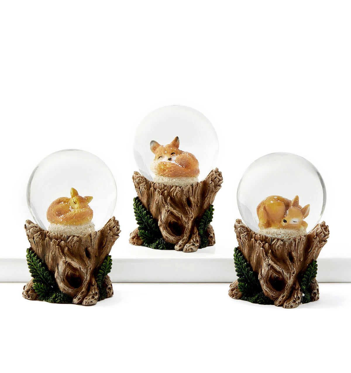 Sleeping Animals  Water Globe 3Ast